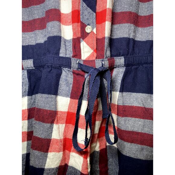 Aerie - Petite Small - Red White Blue Plaid Romper - Great Condition! - Picture 5 of 15